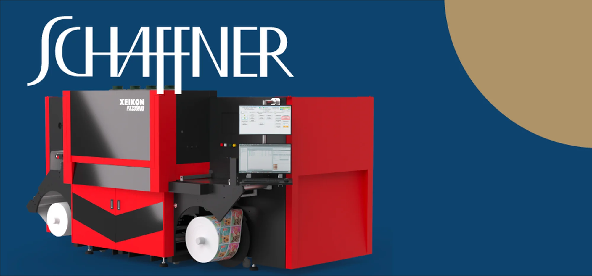 Schaffner AG presenta Xeikon PX3300 HD – Stampa digitale per etichette. Controllo tramite touchscreen. Supporto locale in Svizzera.