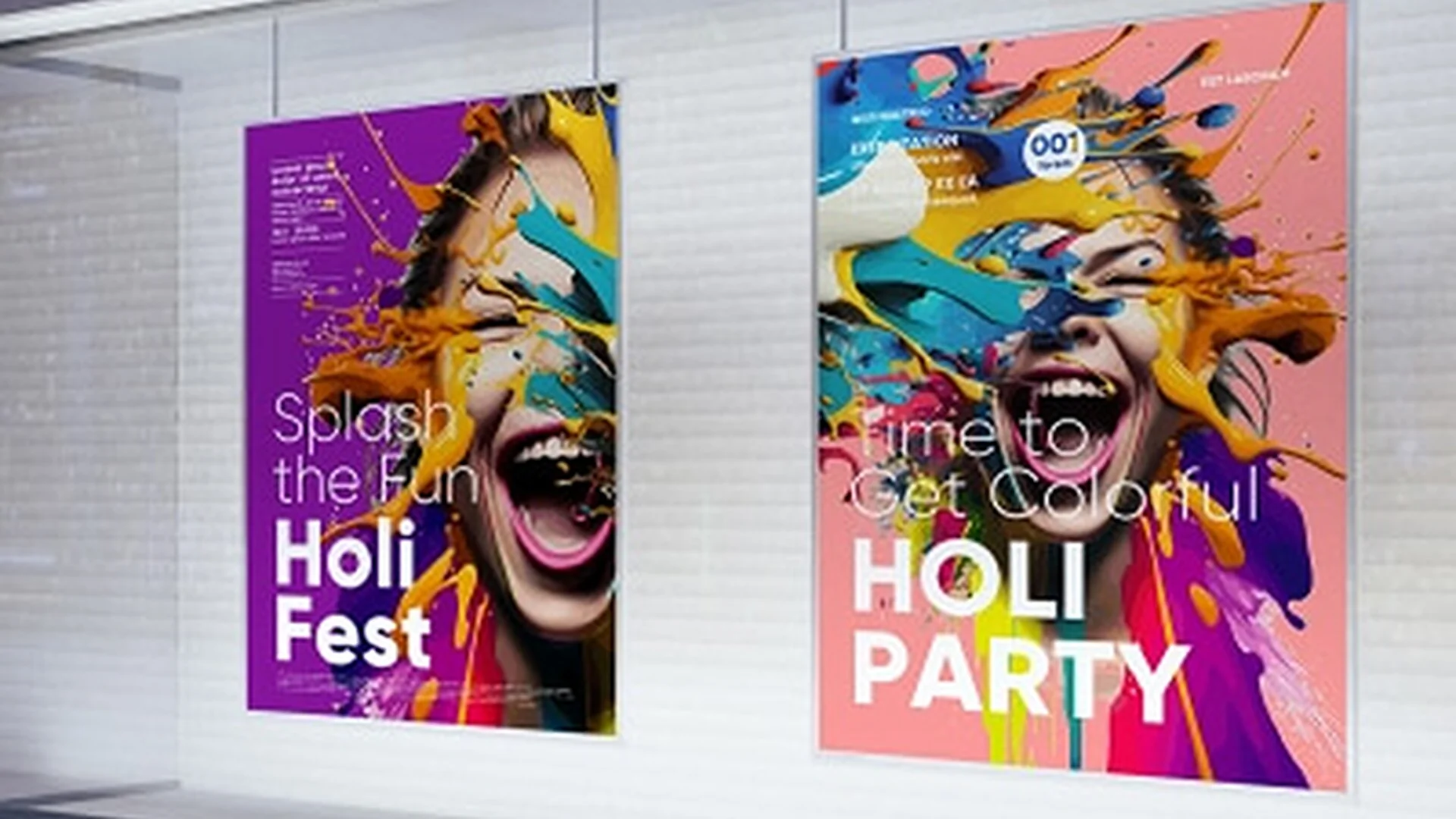 Digitale POS-Plakate mit lebendigen Farben und scharfer Typografie für den Innenbereich – produziert mit Agfa Inkjet für Einzelhandel und Eventmarketing.